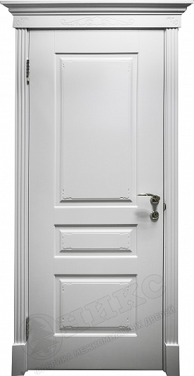 Межкомнатная дверь Папа Карло 'ML 15' (ясень белый)